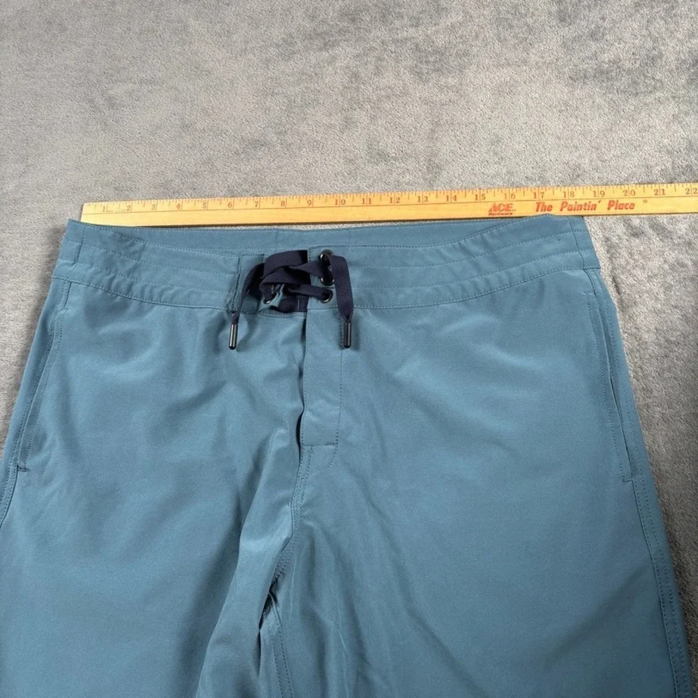 Birdwell Beach Britches Shorts Mens 36 Blue Back Pocket Surf Board Swim Trunks